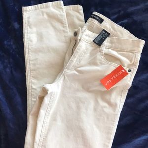 Cream Slim Fit Cords